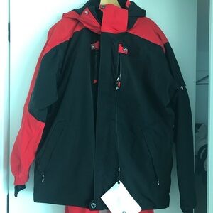 Rossignol Men’s Black and Red  Ski/Snowboard Suit ( gently used)